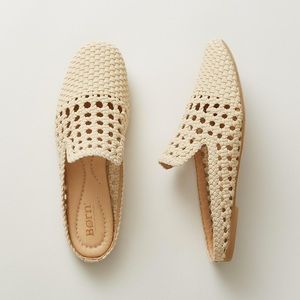 born woven mules